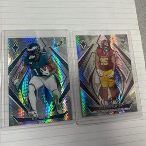 Panini Phoenix Hyper Silver set! Aj Brown & Jer’Zhan Newton !